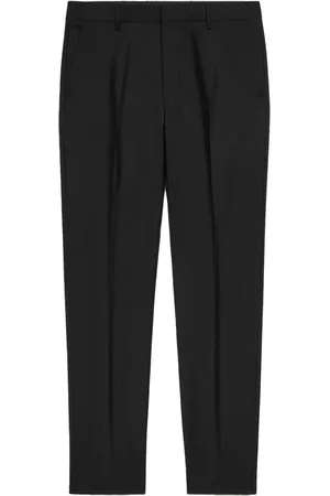 Ami Pleat-detail tapered chino trousers