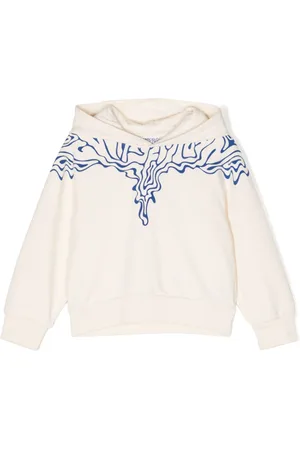 MARCELO BURLON Fluid Wings cotton hoodie