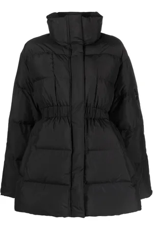 Pinko Logo-plaque padded coat