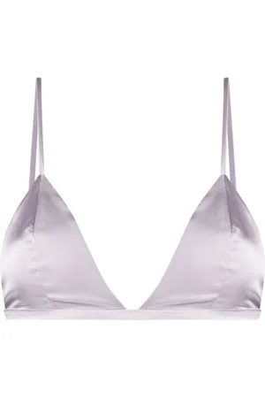 Kiki de Montparnasse Triangle-cup silk bra