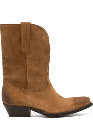 Golden Goose Suede cowboy boots