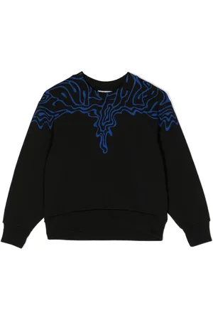 MARCELO BURLON Fluid Wings cotton sweatshirt