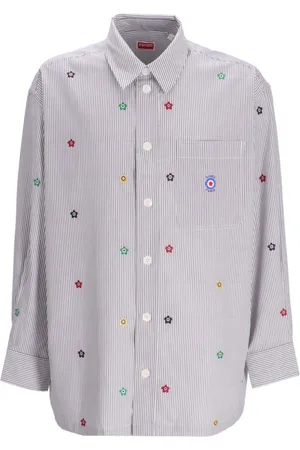 Kenzo Flower-print cotton shirt
