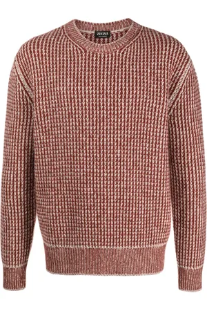 Ermenegildo Zegna Jacquard-knit cashmere jumper