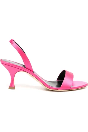 Rupert Sanderson Decade 70mm satin slingback sandals