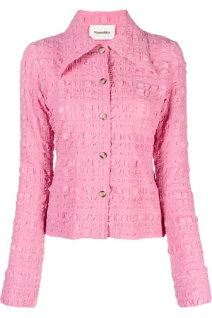 Nanushka Lotte seersucker shirt