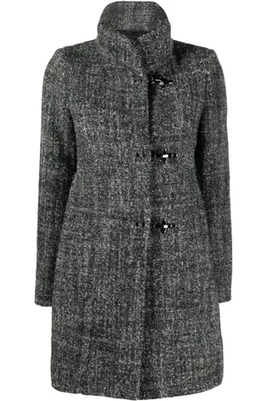 FAY High-neck single-breasted coat