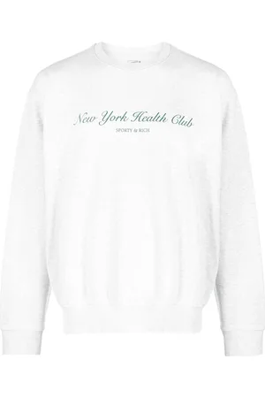 Sporty & Rich Logo-print crew-neck sweatshirt