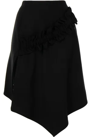 OFF-WHITE Gathered detail asymmetric skirt