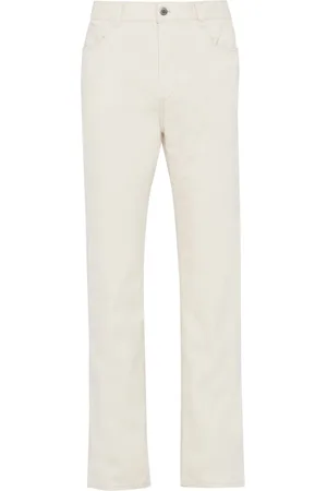 Prada Pinwale-corduroy straight-leg trousers