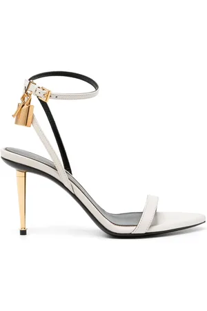 Tom Ford Padlock 85mm leather sandals