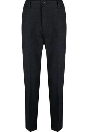 HUGO BOSS Logo-patch tapered trousers