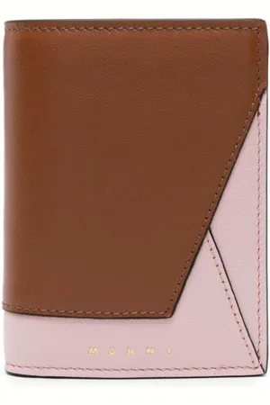 Marni Colour-block bi-fold wallet