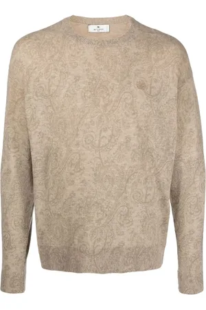 Etro Logo-embroidered wool jumper