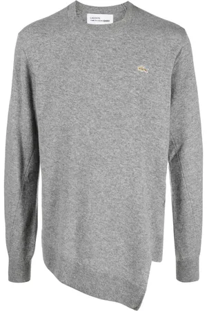 Comme des Garçons X Lacoste asymmetric wool sweater