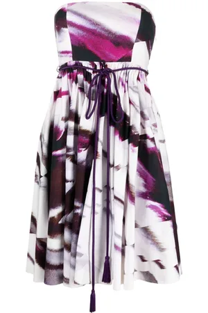 GEMY MAALOUF Off-shoulder flared midi dress