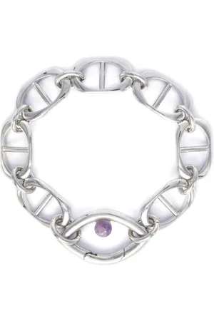 CAPSULE ELEVEN Eye Opener Capsule Link amethyst-stone bracelet