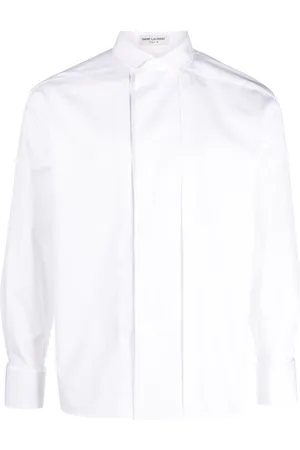 Saint Laurent Long-sleeve cotton poplin shirt