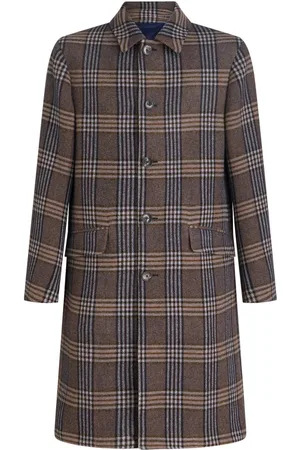 Etro Plaid-check pattern coat