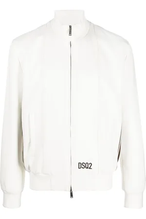 Dsquared2 Stripe-trim bomber jacket