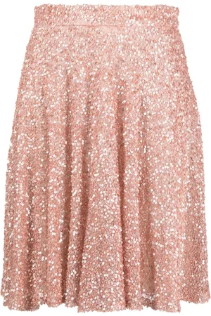 GEMY MAALOUF Sequined high-waist miniskirt