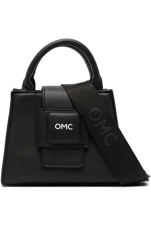 Omc Logo-print faux-leather tote