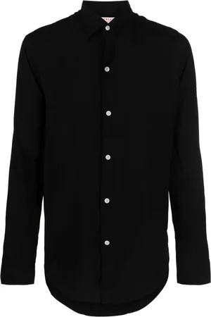 Fursac Pointed-collar long-sleeved shirt