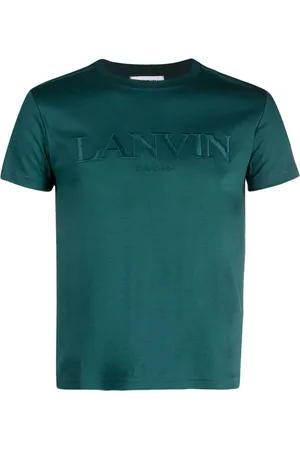 Lanvin Logo-embroidered cotton T-shirt