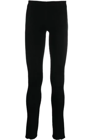 BARROW Low-rise ribbed-knit skinny trousers