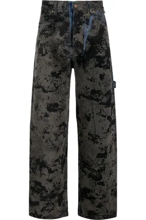 DARKPARK John camouflage-pattern straight-leg jeans