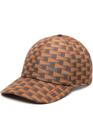 Bally Geometric-print cotton baseball cap