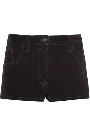 Prada Logo-plaque denim shorts