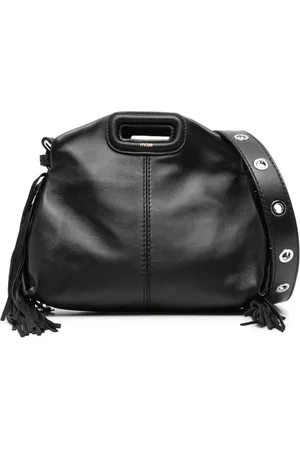 Maje Mini Miss M leather shoulder bag