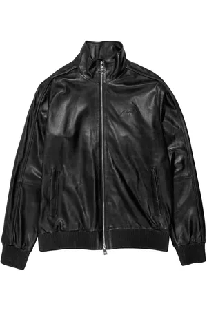 Purple Brand Zipped leather jacket