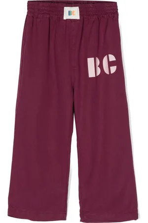 Bobo Choses Logo-print straight-leg trousers