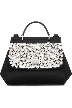 Dolce & Gabbana Mini Sicily crystal-embellished bag