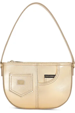 Dolce & Gabbana Logo-plaque leather shoulder bag