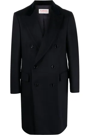 Fursac Double-breasted virgin wool coat