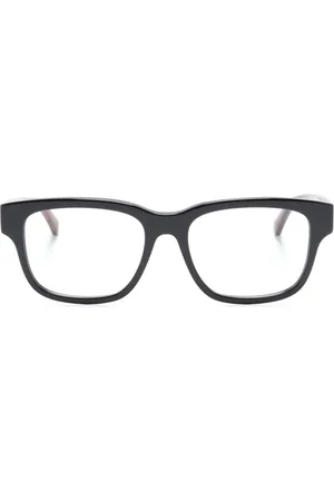 Gucci Polished square-frame glasses