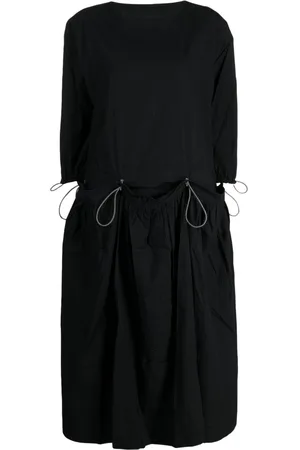 TOOGOOD Roper crinkled-effect drawstring midi dress