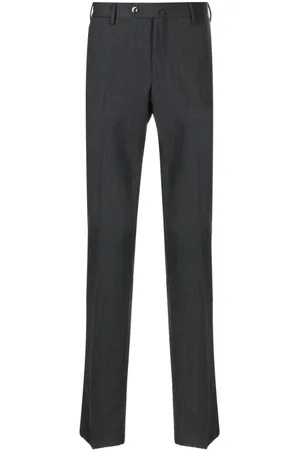PT Torino Mid-rise slim-cut trousers