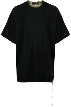 MASTERMIND Panelled wool T-shirt
