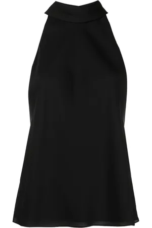THEORY Halterneck sleeveless top
