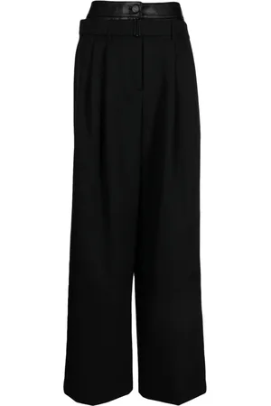 JUUN.J Double-layer wide-leg wool trousers