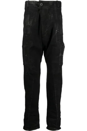 11 BY BORIS BIDJAN SABERI Faded slim-cut jeans