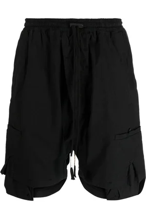11 BY BORIS BIDJAN SABERI Drop-crotch drawstring shorts