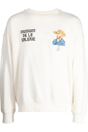 Musium Div. Logo-embroidered cotton sweatshirt