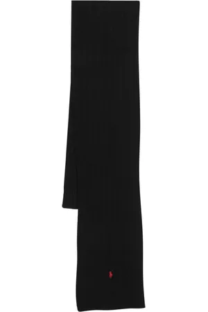 Ralph Lauren Polo Pony cable-knit scarf
