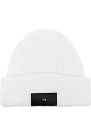 Y-3 Logo-patch wool-blend beanie
