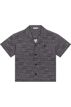 Dolce & Gabbana Logo-print camp collar shirt